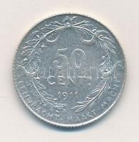 Belgium 1911. 50c Ag "Albert" holland körirat T:1-
Belgium 1911. 50 Centime Ag "Albe...