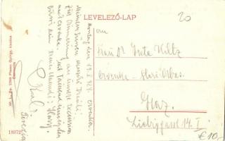 Cservenka, Crvenka; Ferenc csatornai híd. W. L. Bp. 2346. Pleesz György kiadása / Brücke über den Fr...