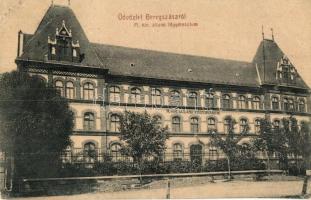 Beregszász, Berehove; M. kir. állami Főgimnázium. W. L. 1928. / gymnasium, grammar school (EB)