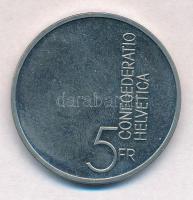 Svájc 1985. 5Fr Cu-Ni "A zene európai éve" T:1-
Switzerland 1985. 5 Francs Cu-Ni "Eu...