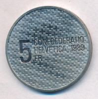Svájc 1989B 5Fr Cu-Ni "Henri Guisan - Mozgósítása" T:1- Switzerland 1989B 5 Francs Cu-Ni &...