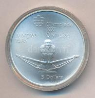 Kanada 1974. 5$ Ag "Montreali olimpia - Evezős" T:1 Canada 1974. 5 Dollars Ag "Montre...
