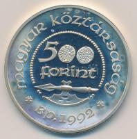 1992. 500Ft Ag "Szent László"  T:1 (eredetileg PP)
Adamo EM125
