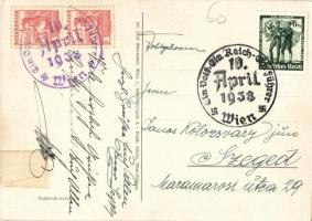 1938 Ein Volk, ein Reich, ein Führer! Adolf Hitler, NSDAP German Nazi Party propaganda + 1938 Wien E...