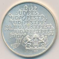 1998. 750Ft Ag "Budapest 125 éves" T:BU patina 
Adamo EM149