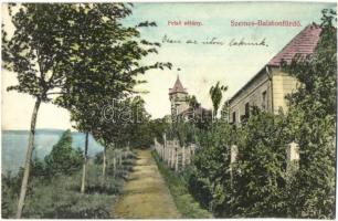 Balatonszemes, Felső sétány, villa. Tényi Kálmán kiadása