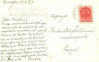 1942 Diósgyőr (Miskolc), Fürdőzők az uszodában, háttérben várromok. photo