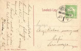 Nyíregyháza, Városháza, Piringer János utóda, Kohn üzlete, lovaskocsik. W. L. (?) No. 189. Kiss T. E...