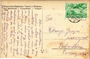 Ózd, Rimamurány-Salgótarjáni vasmű rt., rakodódaruk, iparvasút, gyári munkások, csillék (fl)