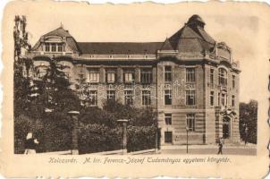 Kolozsvár, Cluj; M. kir. Ferenc József Tudományos Egyetemi könyvtár. Keszey Albert kiadása / university library (EK)