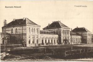 Szatmárnémeti, Satu Mare; Vasútállomás / railway station