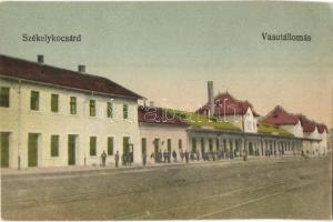 Székelykocsárd, Kocsárd, Lunca Muresului; Vasútállomás / railway station / Bahnhof