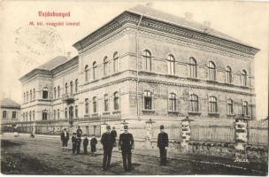 Vajdahunyad, Hunedoara; M. kir. vasgyári hivatal. Adler fényirda 704. Szászváros 1909. / iron works office