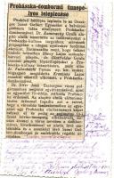 1941 Esztergom, Prohászka Ottokár emléktábla felavatása, Etter Jenő polgármester. photo