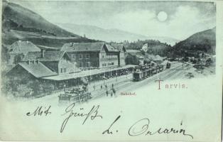 1899 Tarvisio, Tarvis; Bahnhof / railway station, locomotive