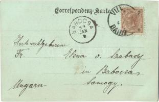 1899 Tarvisio, Tarvis; Bahnhof / railway station, locomotive