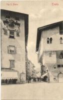 Trento, Trient (Südtirol); Via S. Pietro / street view, shop, Rabbi poster