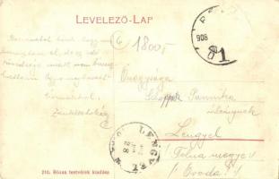 Pécs, M. kir. honvéd hadapród iskola. 710. Rózsa testvérek kiadása (EB)