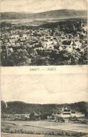 4 db régi felvidéki városképes lap: Tornalja, Pöstyén, Jászó, Pozsony; vegyes minőség / 4 pre-1945 S...