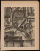 Ruzicskay György (1896-1993): Illusztráció a Szerelemkeresőből. Algrafia, papír, jelzett az algrafián, 25×19 cm