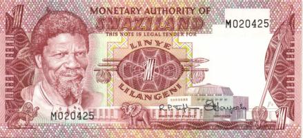 Szváziföld 1974. 1L T:I