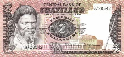 Szváziföld 1984-1985. 2E, 5E, 10E, 20E kmpl. sor T:I