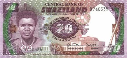 Szváziföld 1986. 20E T:I