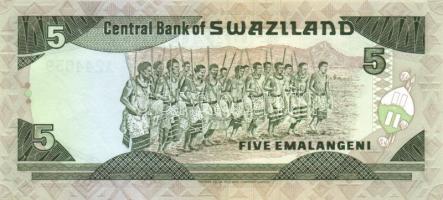 Szváziföld 1986-1987. 2E, 5E, 10E, 20E T:I