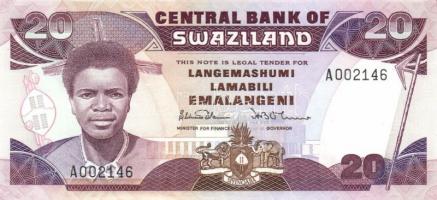 Szváziföld 1986-1987. 2E, 5E, 10E, 20E T:I