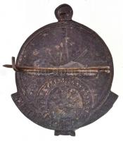 1949. "Magyar Természetbarát Szövetség" zománcozott jelvény, iránytű alakú Br jelvényen (3...