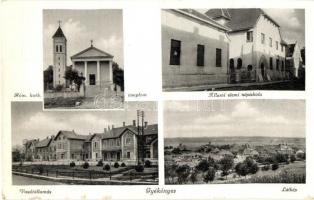 16 db régi magyar városképes lap, vegyes minőség / 16 pre-1945 Hungarian town-view postcards, mixed ...