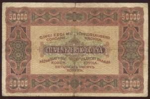 1923. 50000K "1-EN" tévnyomattal T:III-