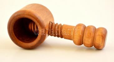 Mandulatörő, fa, jó állapotban, h: 14 cm