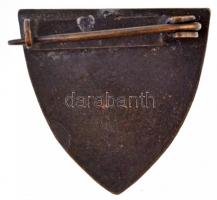 ~1920-1930. "ÉME (Ébredő Magyarok Egyesülete)" zománcozott fém jelvény (24x29mm) T:2 kis z...