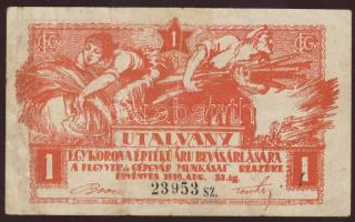 1919. "Fegyver és Gépgyár" 1K T:III