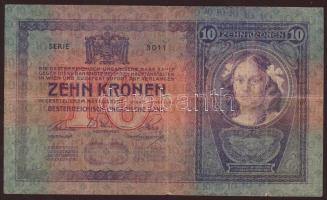 1904. 10K piros "Magyarország" körbélyegzővel T:III/IV