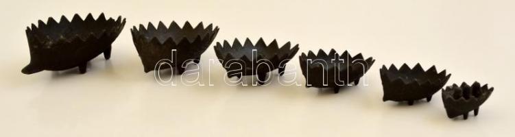 Süni alakú orosz vas cigarettatálka készlet, 11×6 cm