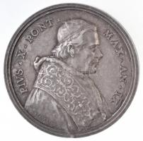 Pápai Állam 1912. X. Pius pápa jelzetlen Ag emlékérem. Szign.: BIANCHI (35,2g/44mm) T:2 Papal State 1912. PIVS X PONT MA AN IX / STVDIIS SCRIPTVRAE SACRAE PROVEHENDIS - MCMXII unmarked Ag commemorative medal. Sign.: BIANCHI (35,2g/44mm) C:XF