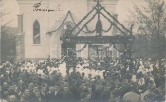 Bán, Trencsénbán, Bánovce nad Bebravou (?); körmenet / procession, ceremony. Edmund Hajdyla photo