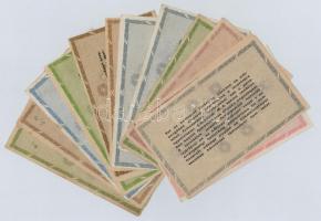 1946. 13db-os vegyes adópengő tétel T:II,III,III-