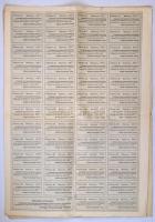 Turdossin 1909. "Gombgyár Részvénytársaság Turdossin" névre szóló 100K, szárazpecséttel, s...