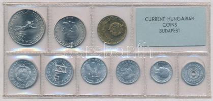 1977. 2f-10Ft (9xklf) érmés forgalmi sor fóliatokban T:1 Adamo FO10