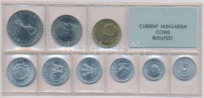 1978. 2f-10Ft (9xklf) érmés forgalmi sor fóliatokban T:1 Adamo FO11