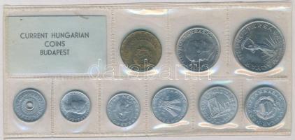 1973. 2f-10Ft (9xklf) érmés forgalmi sor fóliatokban T:1 Adamo FO6
