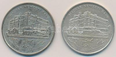 1993. 200Ft Ag "MNB" (2x) T:2 patina