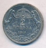 1913KB 2K Ag "Ferenc József" T:2 patina 
Adamo K6