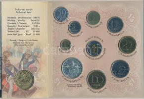 1998. 50f-200Ft (10xklf) forgalmi sor dísztokban + 1998. 100Ft alpakka "1848-1849. Szabadsághar...