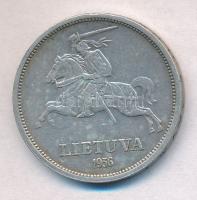 Litvánia 1936. 5L Ag T:2  Lithuania 1936. 5 Litai Ag C:XF Krause KM#82