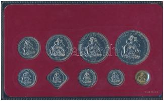 Bahamák 1974. 1c-5$ (9xklf) forgalmi sor dísztokban T:1
Bahamas 1974. 1 Cent - 5 Dollars (9xdiff) c...