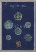 Bermuda 1983. 1c-5$ (7xklf) forgalmi sor műanyag tokban T:1 (eredetileg PP) 
Bermuda 1983. 1 Cents ...